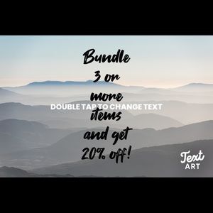 20% off when you bundle ❤️